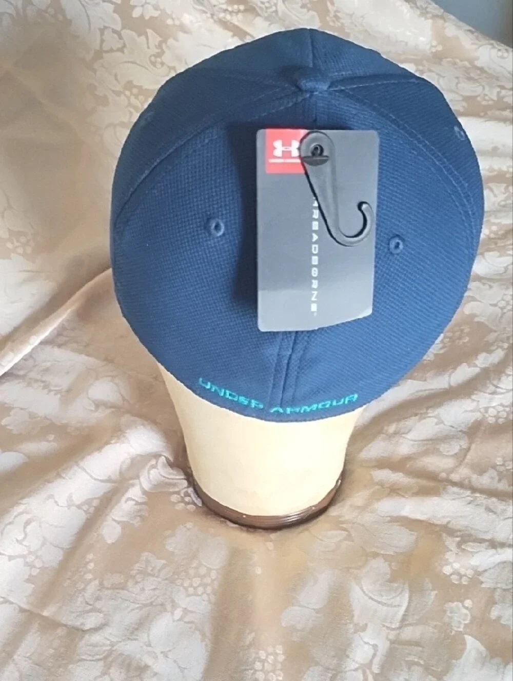 Under Armour Kids Navy Cap with Teal Logo